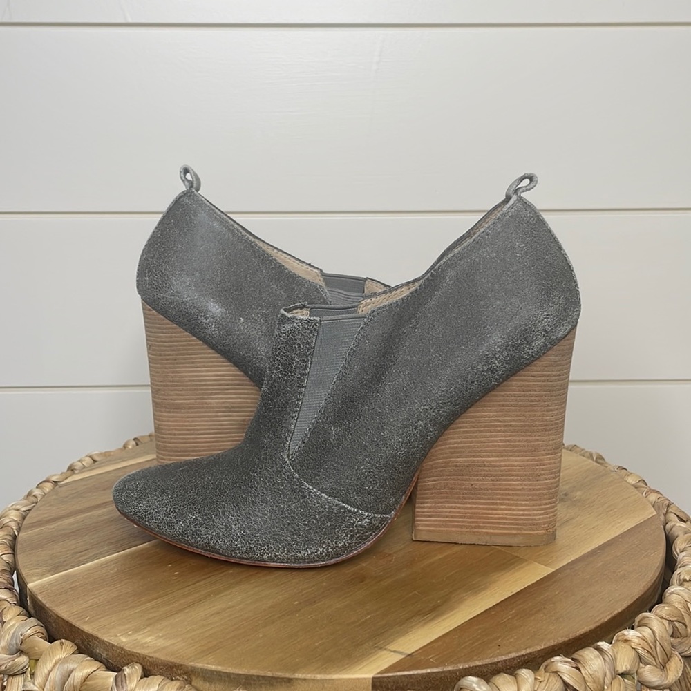 Matt Bernson Distressed Leather booties size 6.5